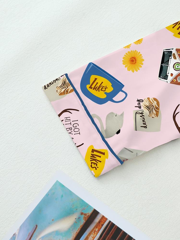 Women's Fall Winter Pajama Set, Stars Hollow Gilmore Comfortable Sleepwear, Cute Elegant Long Sleeve Pants Two-Piece Loungewear