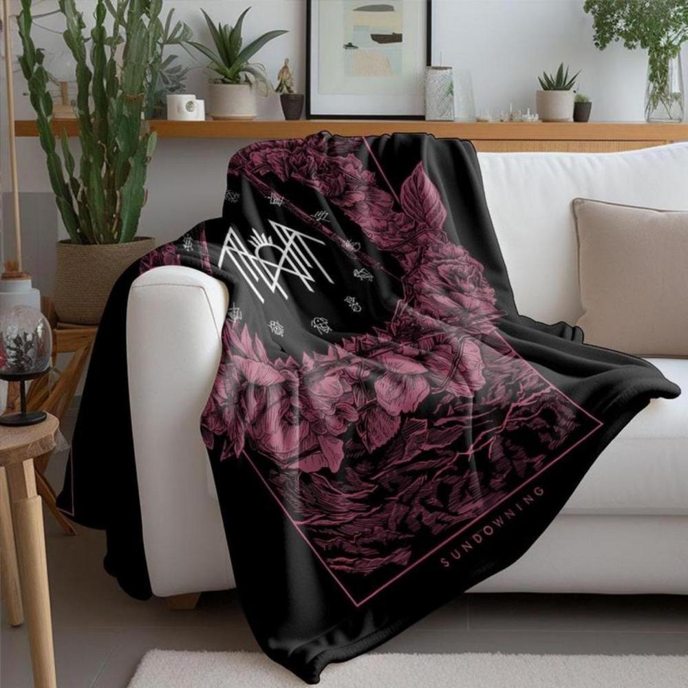 Soft Funny Throw Blanket Sleep Token Pattern Flannel Blanket,Warm,Air-Conditioned Room Warm Nap Blanket For Home & Office,Mother'S Day Gifts