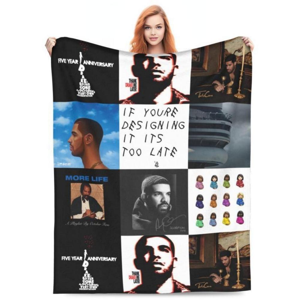 Soft Funny Throw Blanket Rod Wave Flannel American Blankets Lightweight Warm Blanket Plush Air Conditioned For Teen Couch Bed Sofa Living Room Chair