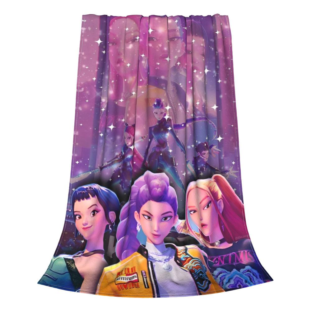 Kpop Demon Hunters Huntrix Movie Blanket Ultra Soft  Throw Blankets for Couch 50x60 Inch Multi-size Bedding Throws