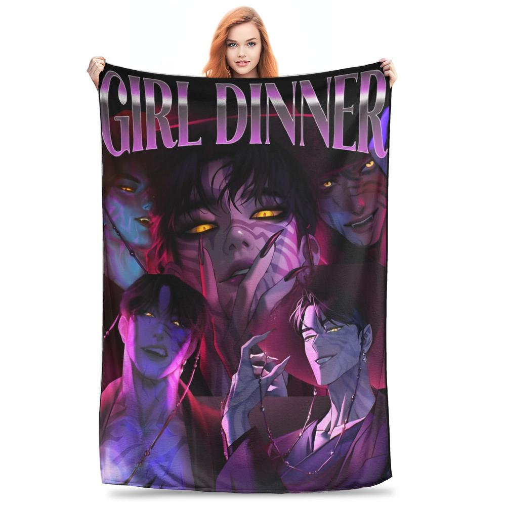 Kpop Demon Hunters “Huntrix” Movie Blanket – Ultra Soft Throw for Couch/Bed, 50x60 inch, Multiple Sizes