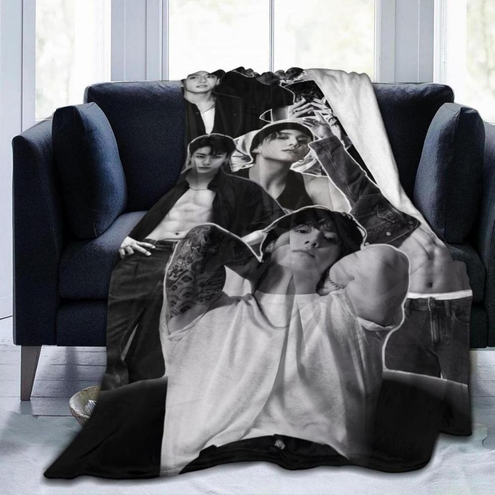 Soft Funny Throw Blanket Cute Blanket Jungkooks Throw Flannel Blankets