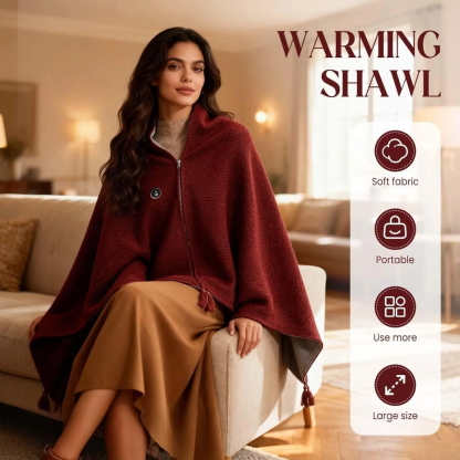 Last Chance: 70% Off Heated Blanket Shawl