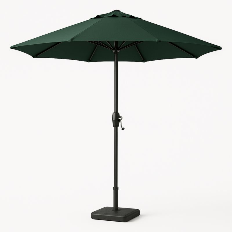 Parasol Ronde Aluminium Polyester 300cm Groen-Aurorafeliz