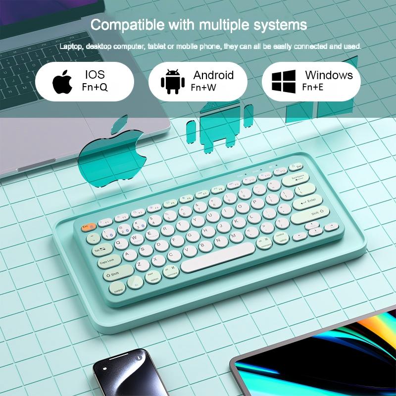 Wireless silent Bluetooth keyboard