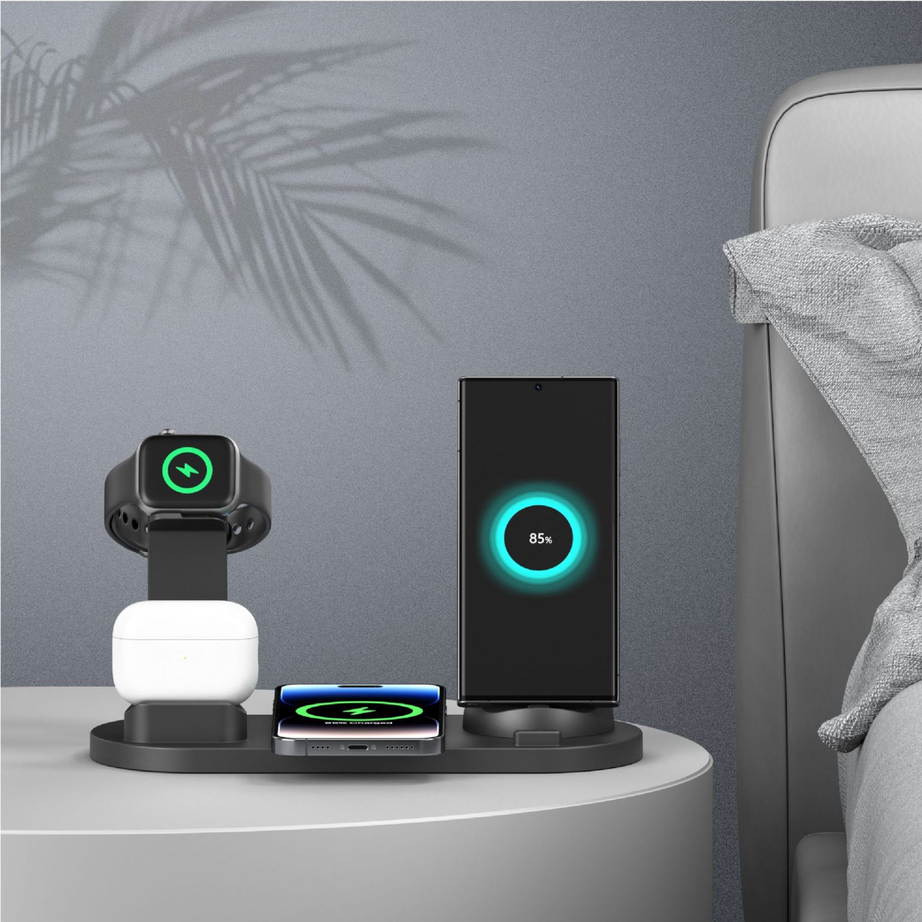 Multifunctional 6-in-1 Wireless Charger