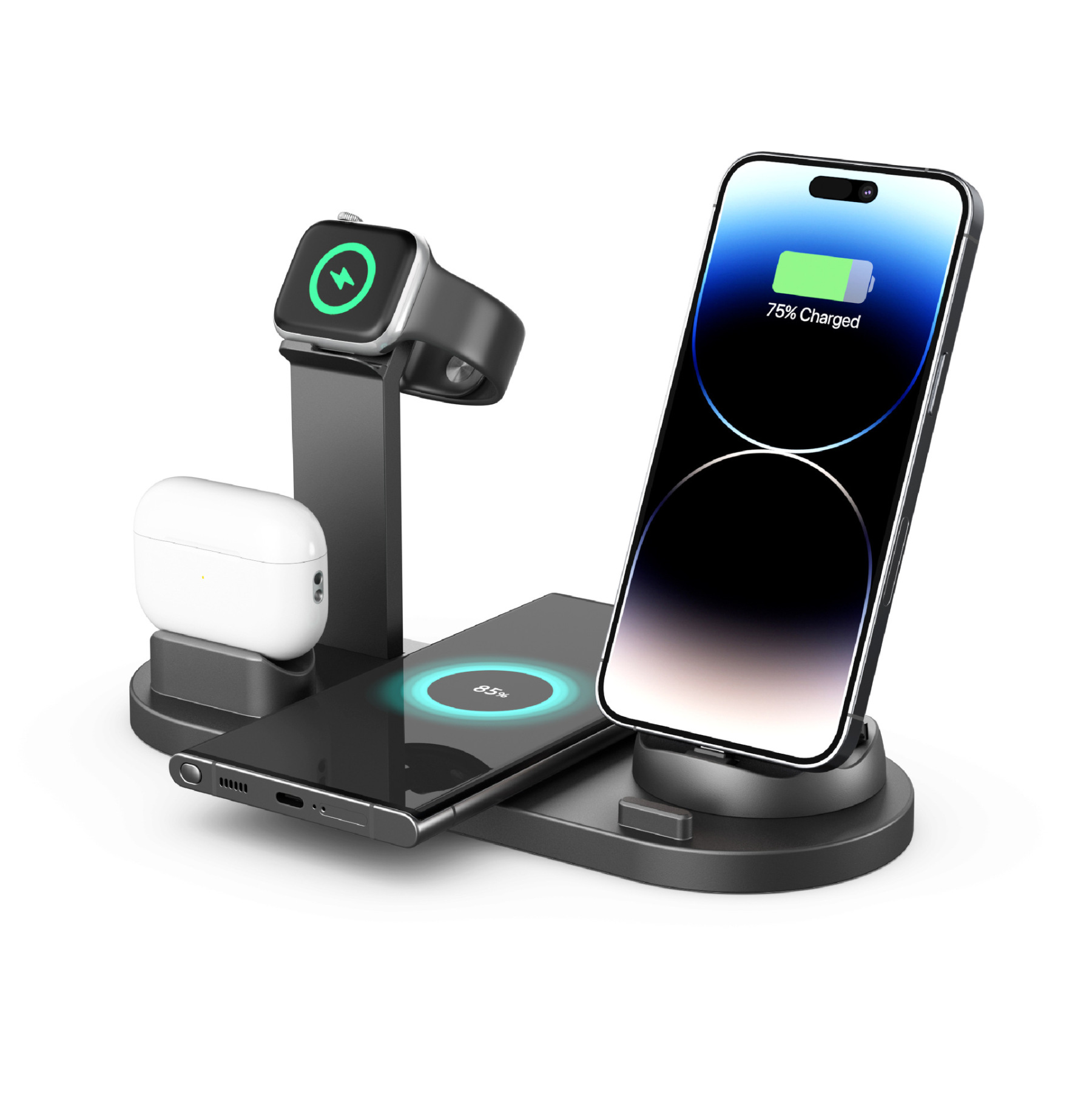 Multifunctional 6-in-1 Wireless Charger