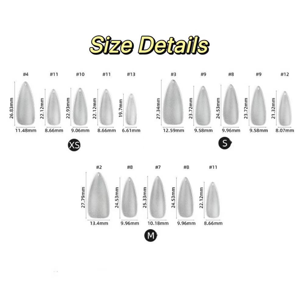 Gothic Bow Almond Press On Nails - 10 Pcs Full Set, Black Metallic with 3D Bow, Dark Romance Style