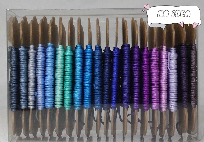 No. 72 Jade Thread Macrame Cord Set - DIY Friendship Bracelets & Chinese Knotting Supplies