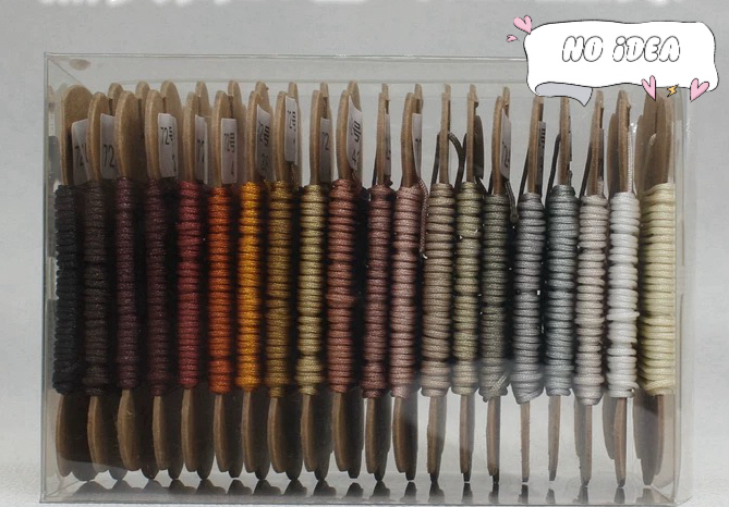 No. 72 Jade Thread Macrame Cord Set - DIY Friendship Bracelets & Chinese Knotting Supplies