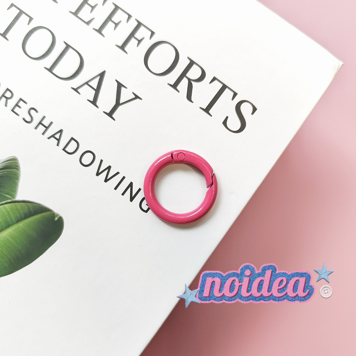 Candy Color Single Jump Rings - 10pcs Keychain Making Supplies, DIY Connector Rings for Crafts