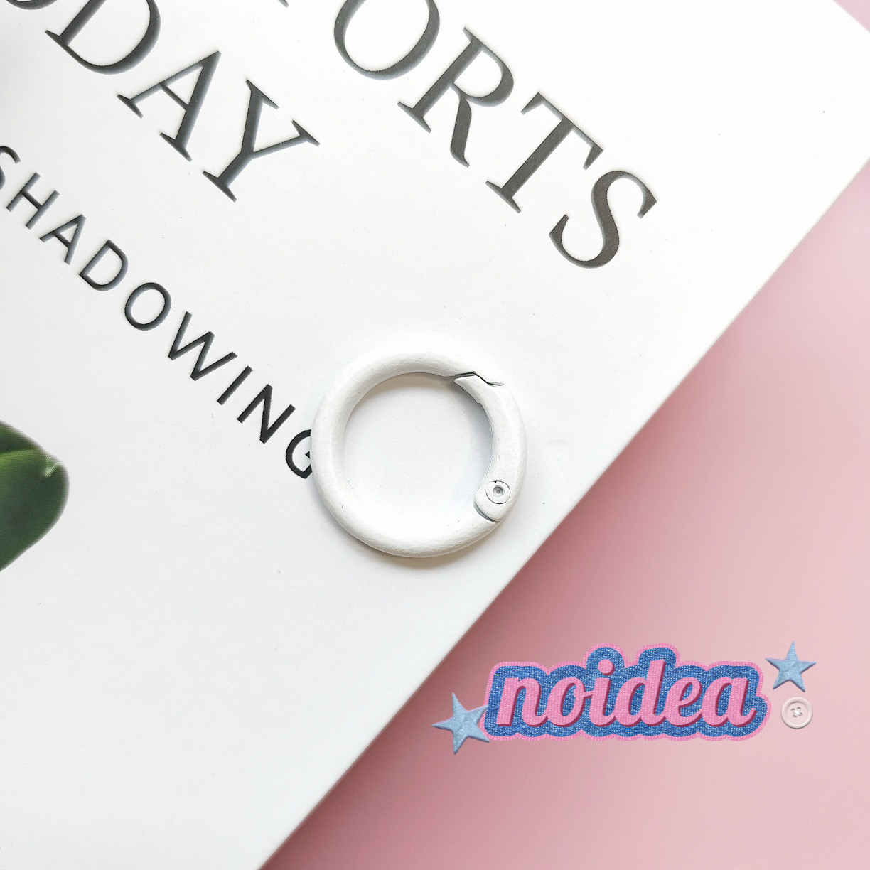 Candy Color Single Jump Rings - 10pcs Keychain Making Supplies, DIY Connector Rings for Crafts