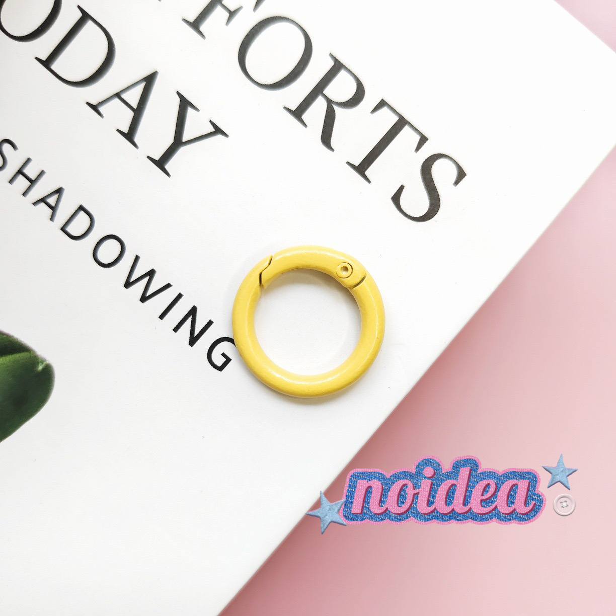 Candy Color Single Jump Rings - 10pcs Keychain Making Supplies, DIY Connector Rings for Crafts