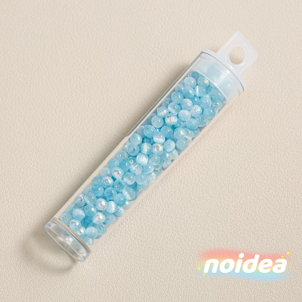 4mm Aurora Iridescent Seed Beads - 220pcs Rainbow Miyuki Beads for DIY Jewelry Making