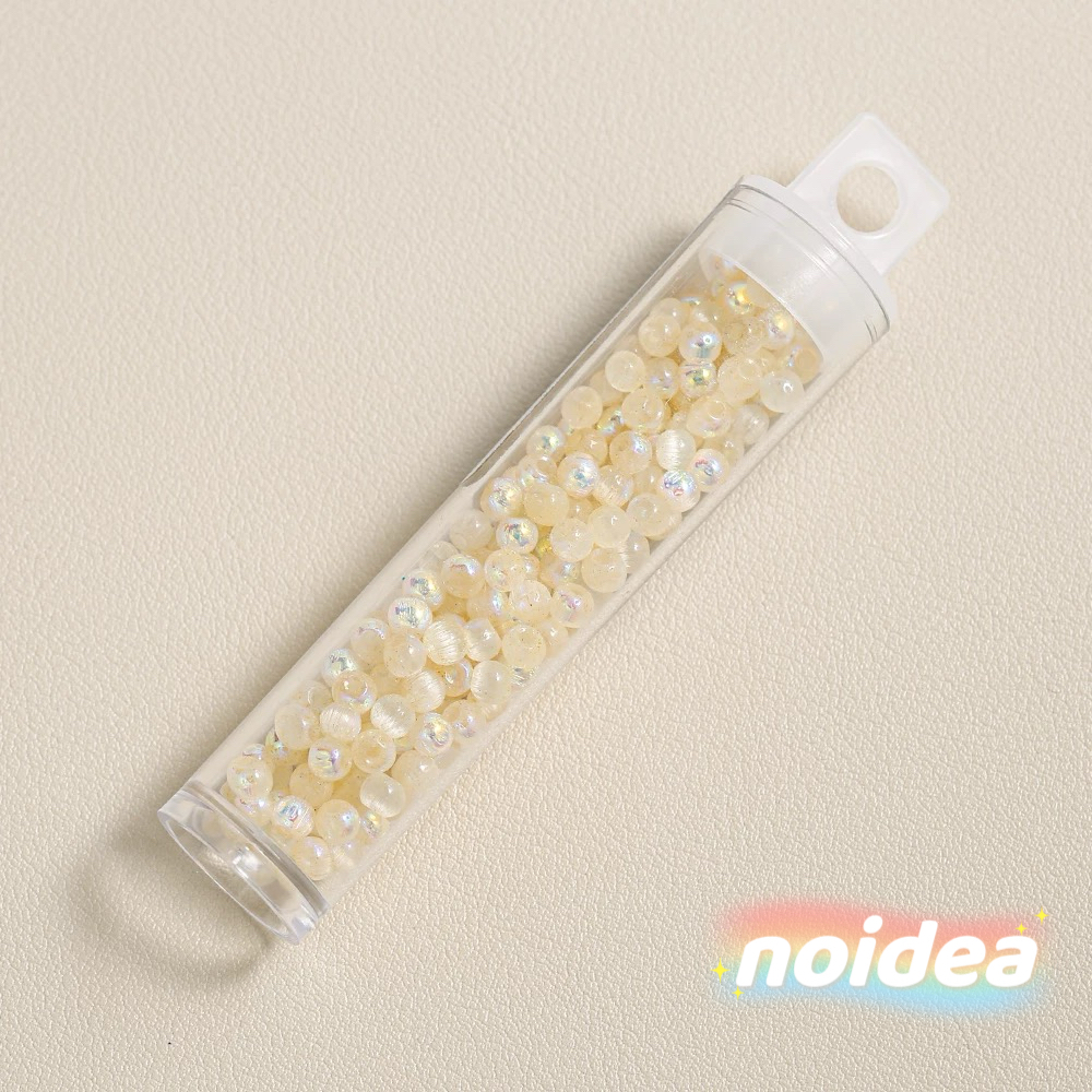 4mm Aurora Iridescent Seed Beads - 220pcs Rainbow Miyuki Beads for DIY Jewelry Making