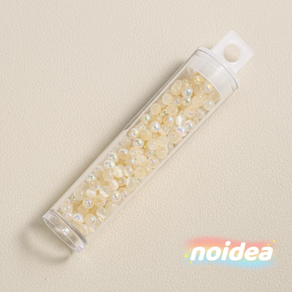 4mm Aurora Iridescent Seed Beads - 220pcs Rainbow Miyuki Beads for DIY Jewelry Making