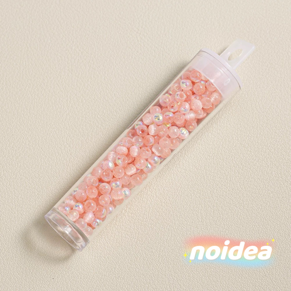 4mm Aurora Iridescent Seed Beads - 220pcs Rainbow Miyuki Beads for DIY Jewelry Making