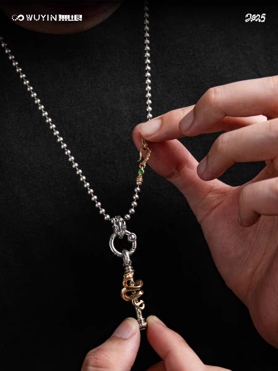 Winged Snake Necklace