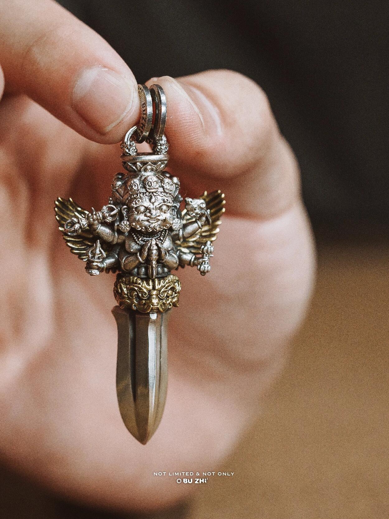 Six-Armed Mahākāla Pendant