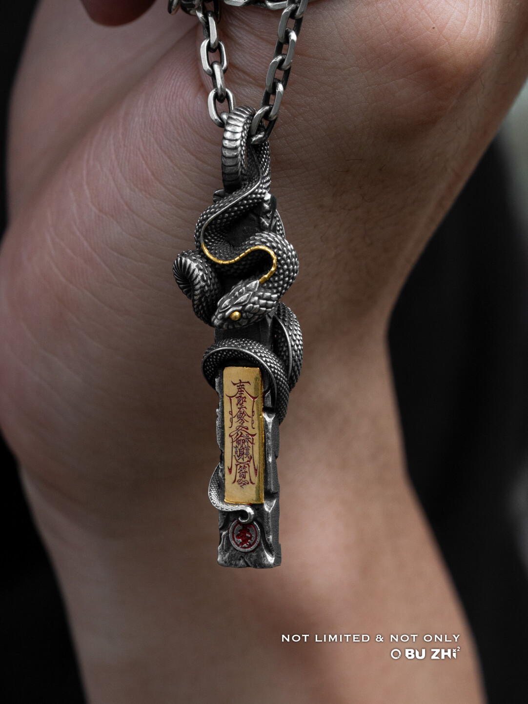 Spiritual Serpent Protective Ruler Pendant 