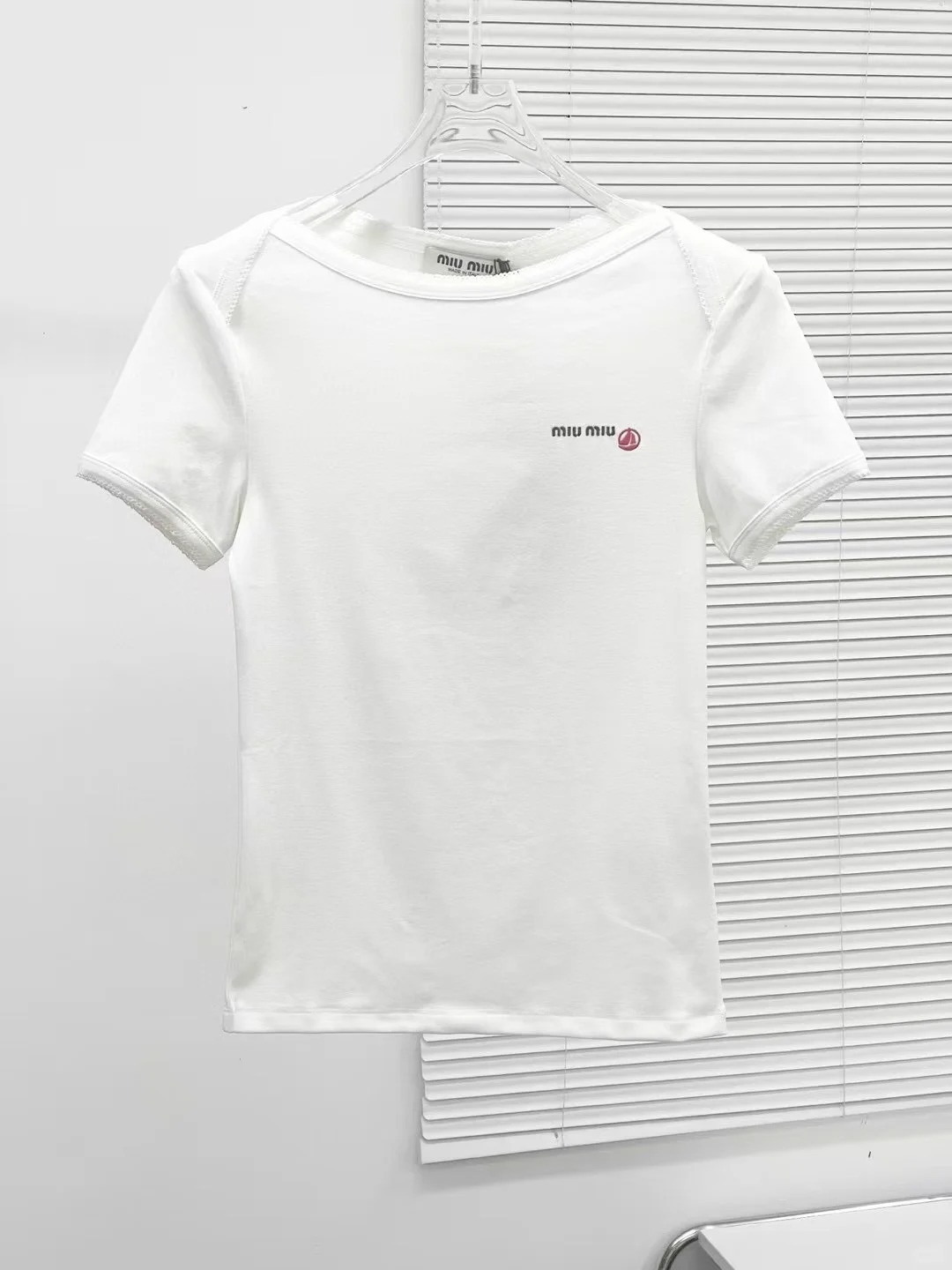 MIU25SS round neck sailboat co-branded T-shirt