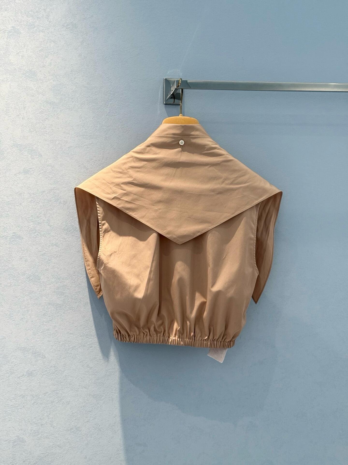 4 MIU25SS Navy Collar Two Wear Short Sleeve Shirt