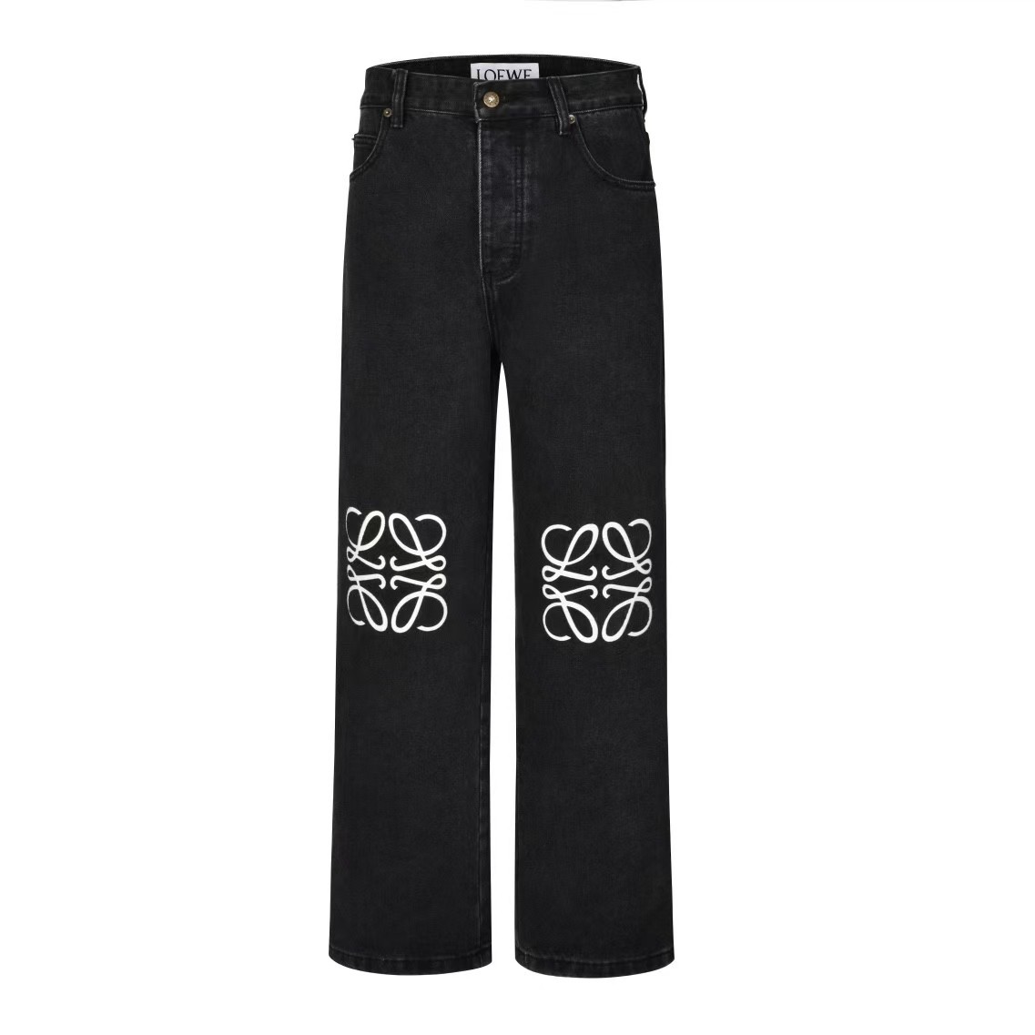 6 LOE knee logo jeans