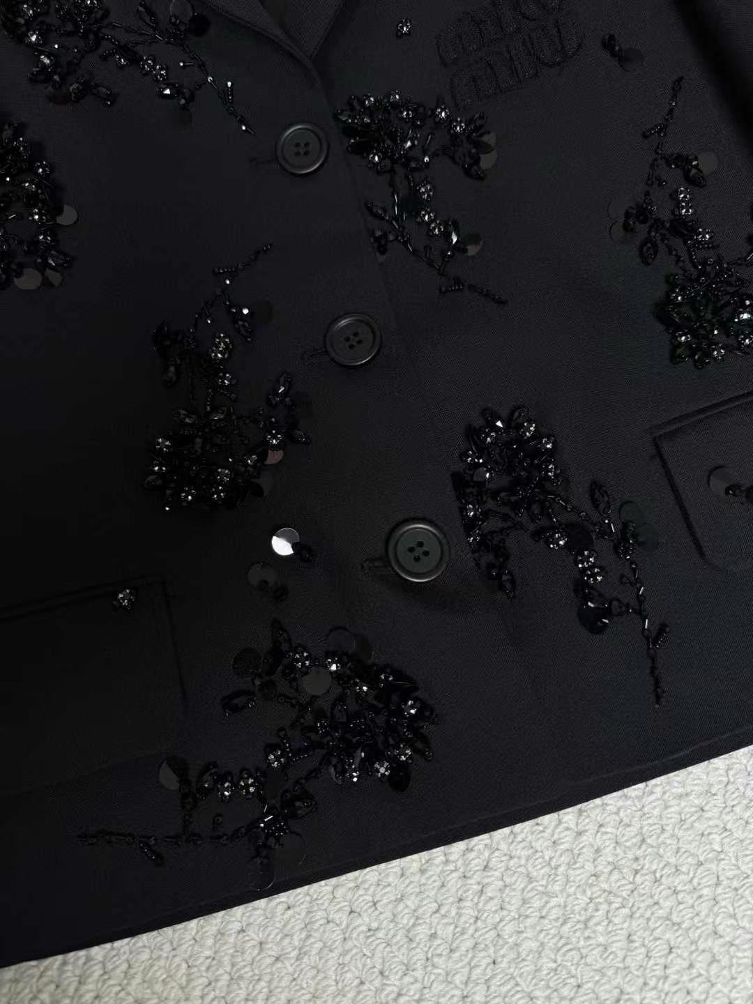 Miu Beaded Short Jacket