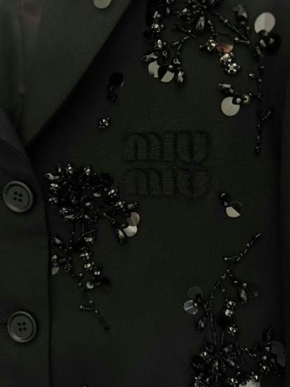 Miu Beaded Short Jacket