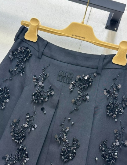 Miu beaded skirt