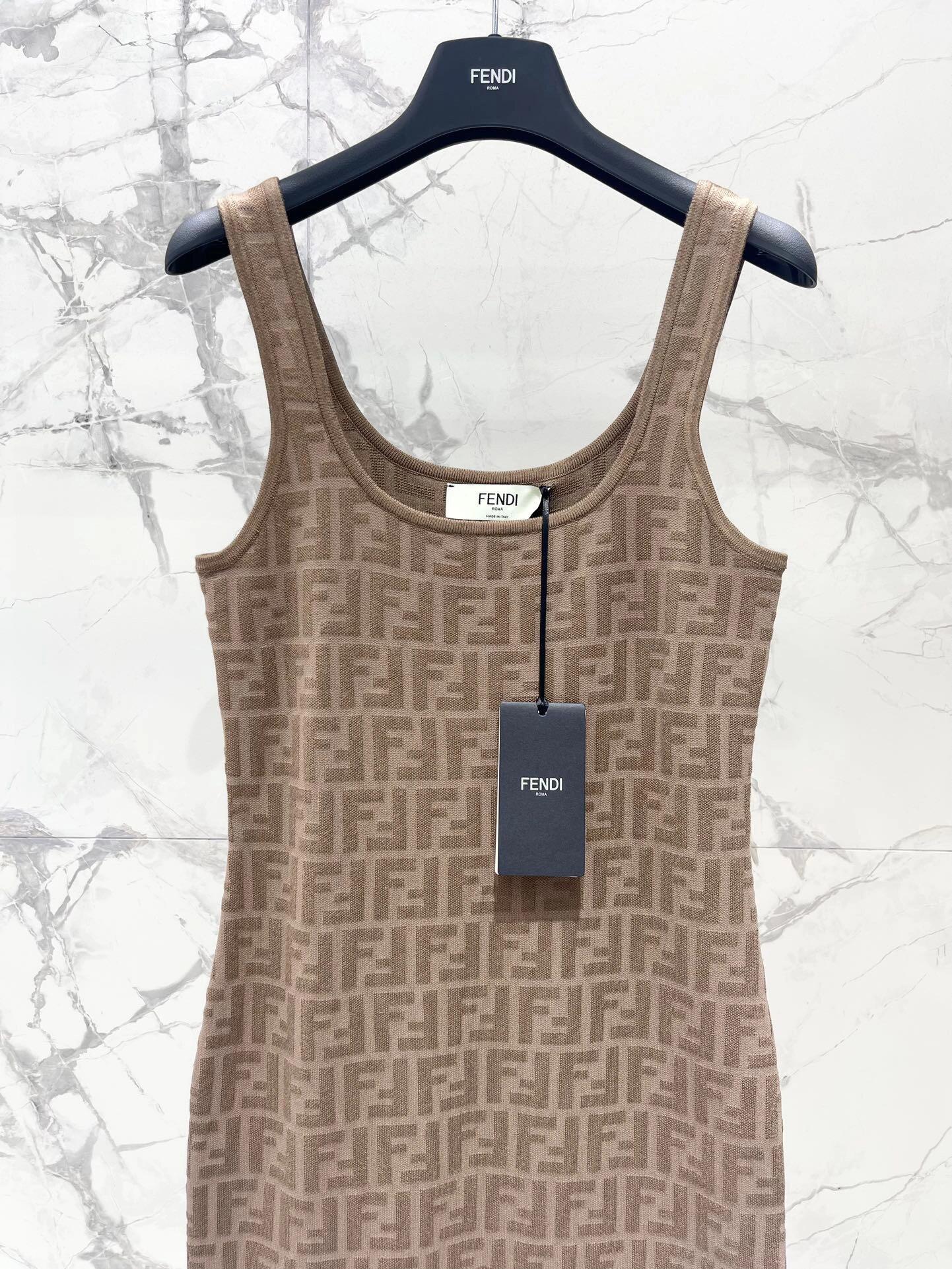 Fedi Knit Collection Halter Dress