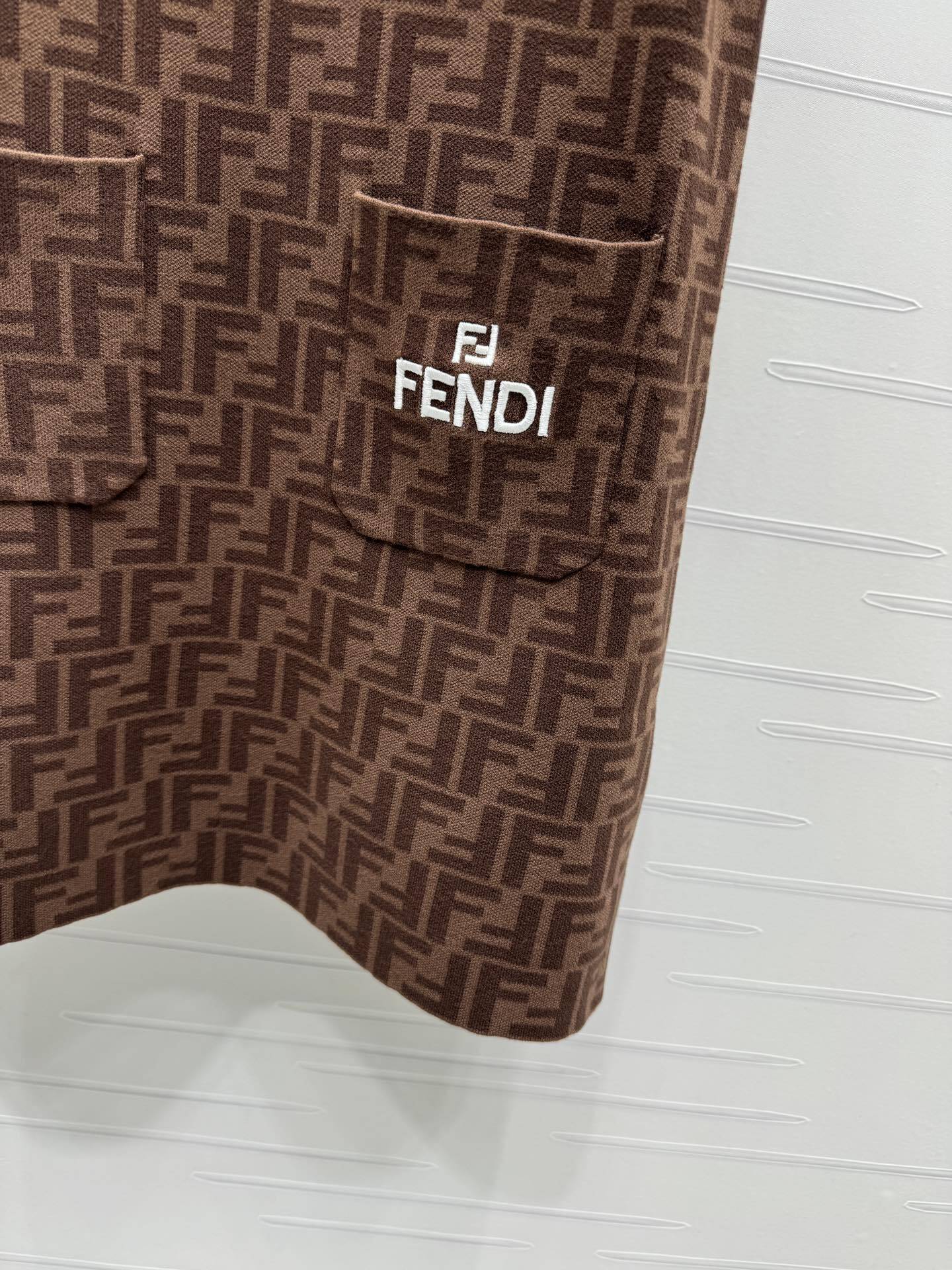 Fedi Knit Strapless Dress