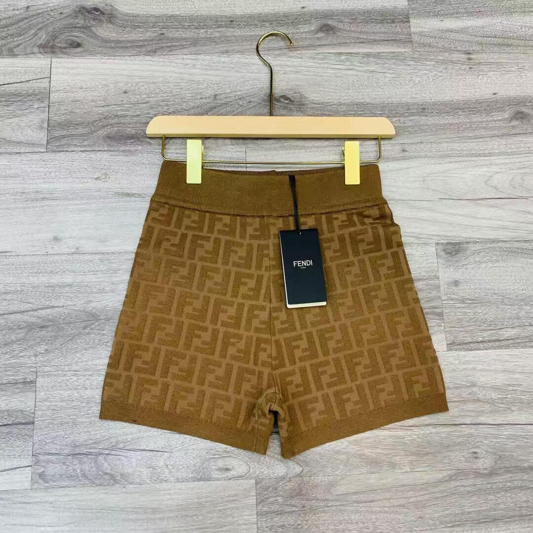Fedi knit shorts