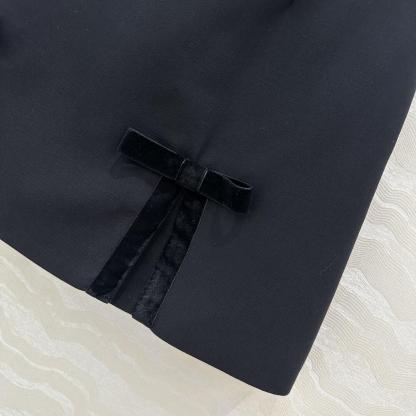 PRD Bow Split Half Skirt