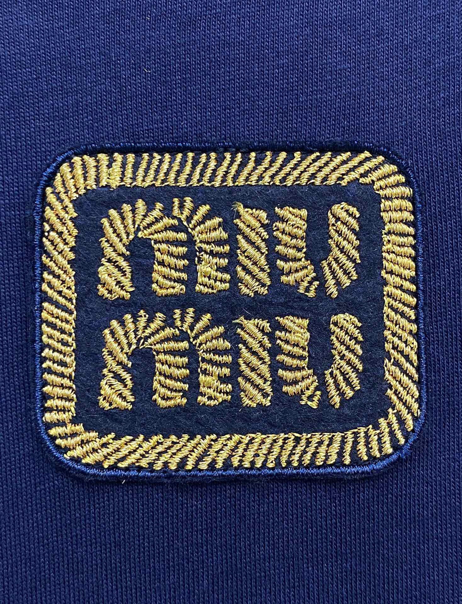 Miu Gold Label Embroidered Round Neck Short Sleeve