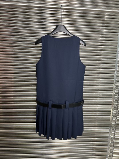 Miu Gold Label Embroidered Work Dress