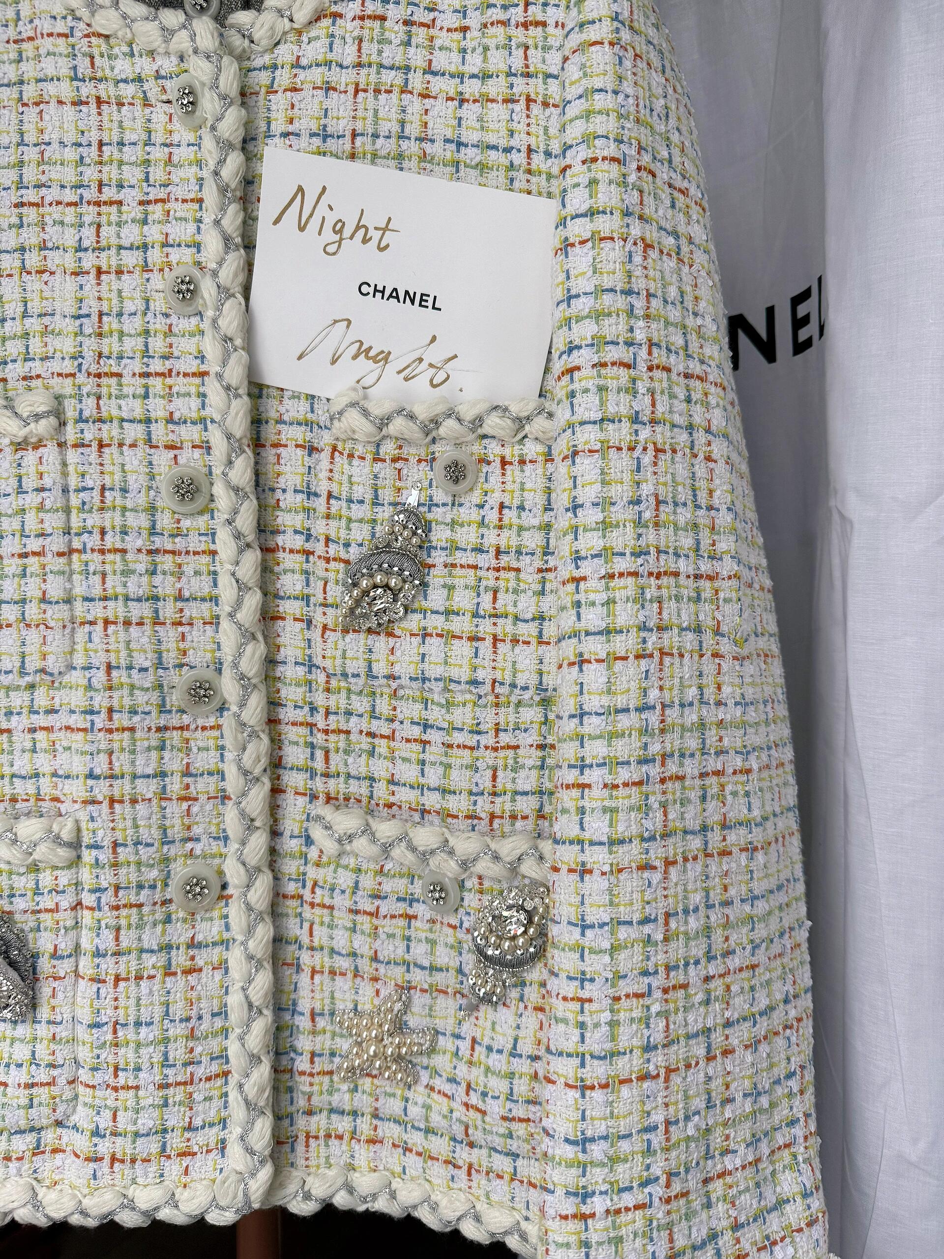 CHNEL Early Spring Embroidered Pocket Jacket