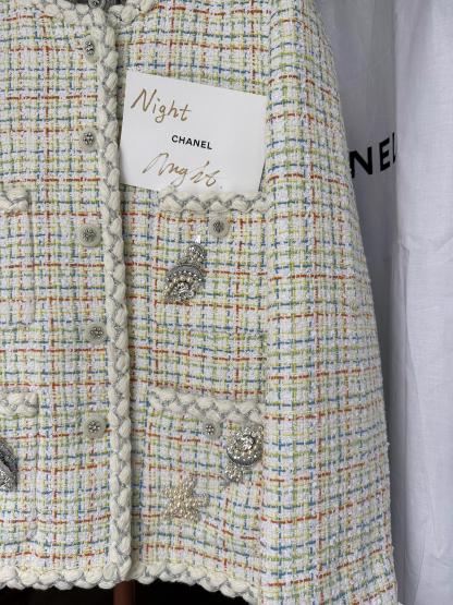 CHNEL Early Spring Embroidered Pocket Jacket