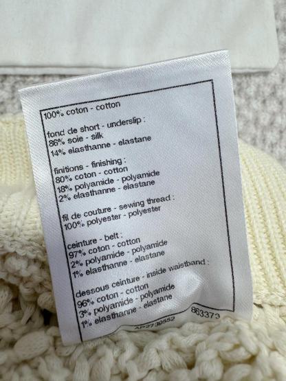 CHNEL Embossed Woven Shorts