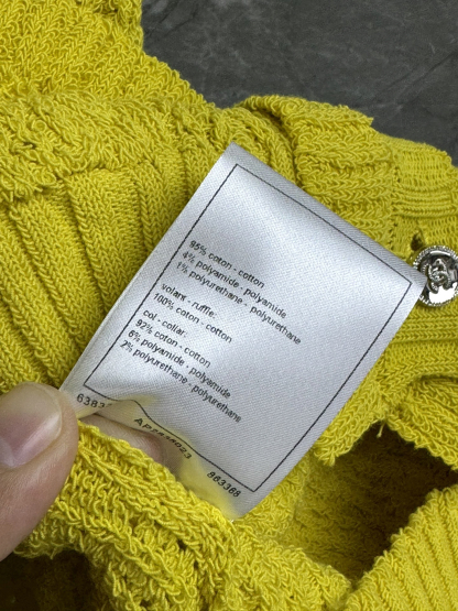 CHNEL25SS small perfume lace cut-out vest