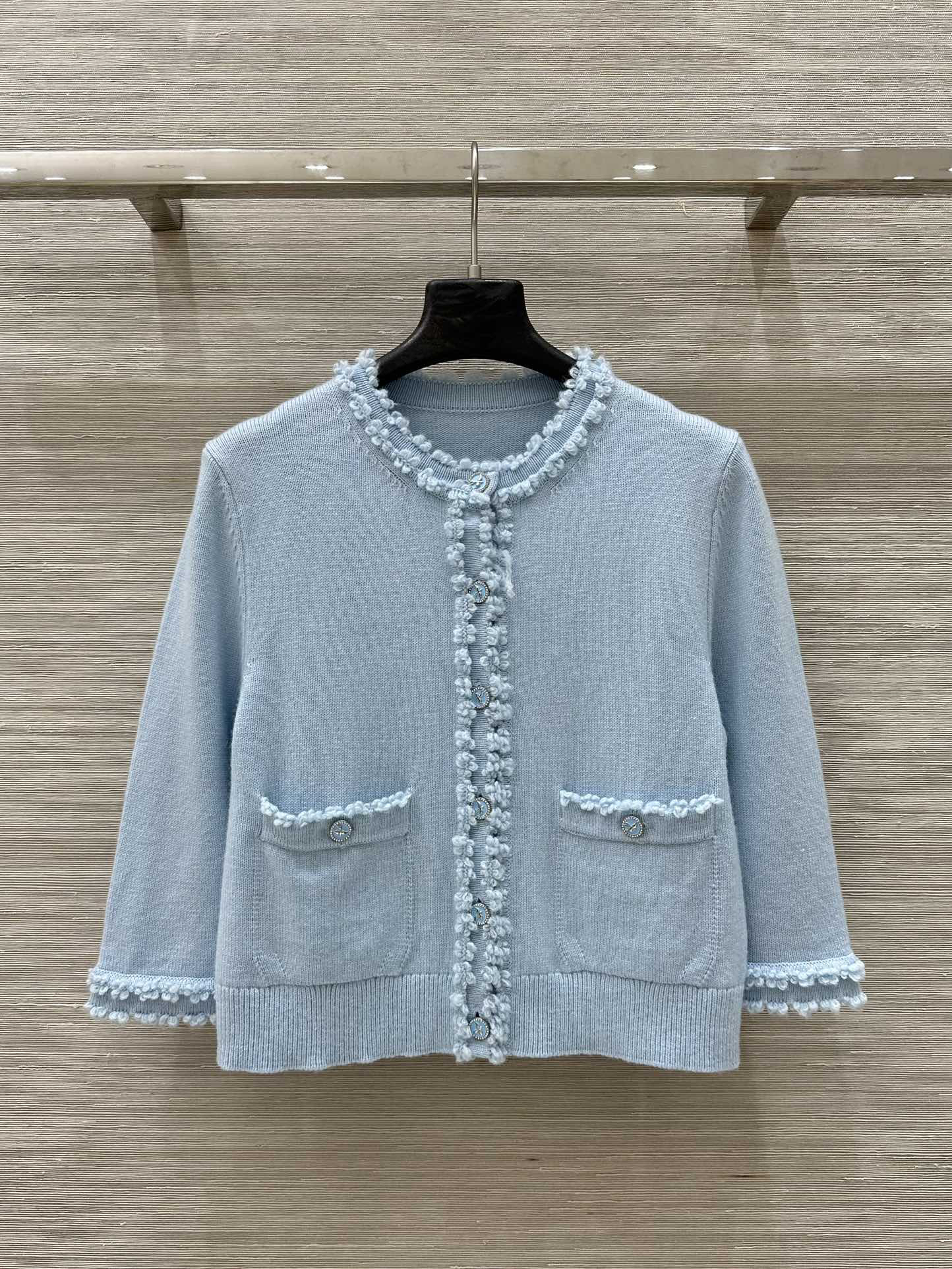 CHANE25SS Spice Round Neck Cardigan Jacket