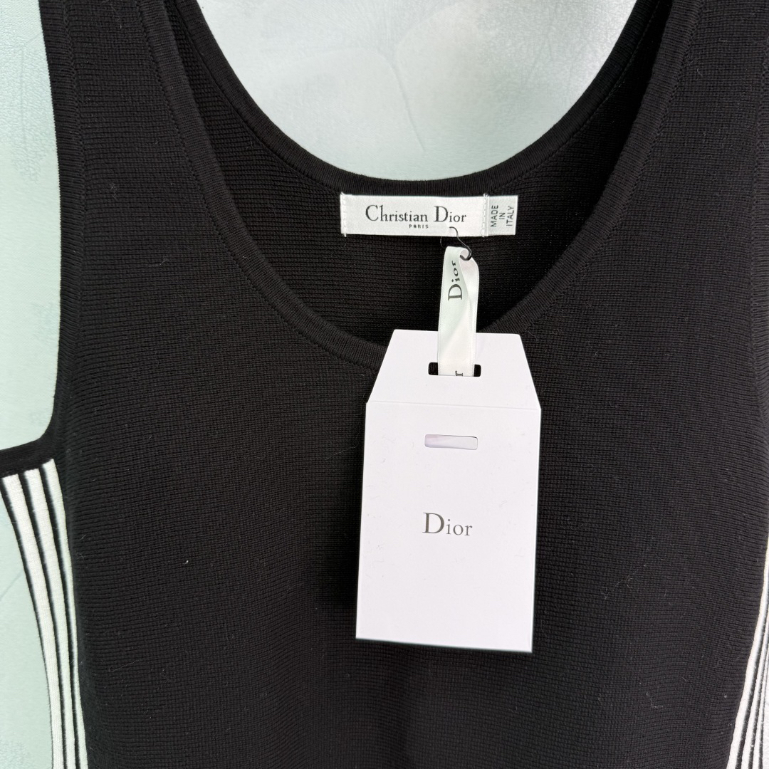 DIO25SS Halter Tank Dress