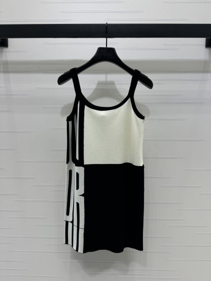 DIO25SS Halter Knit Dress