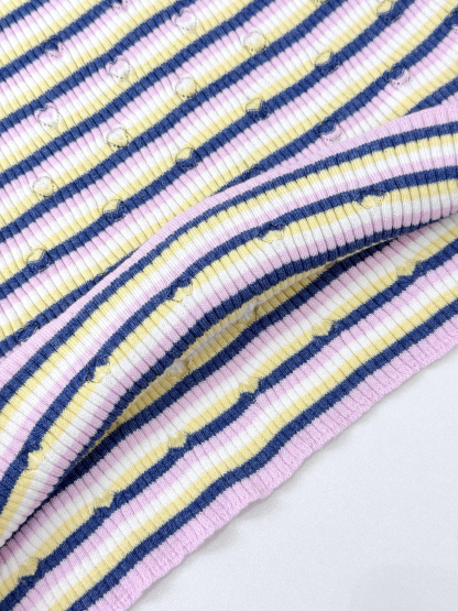 CHANE25SS Striped Knit Tank Dress