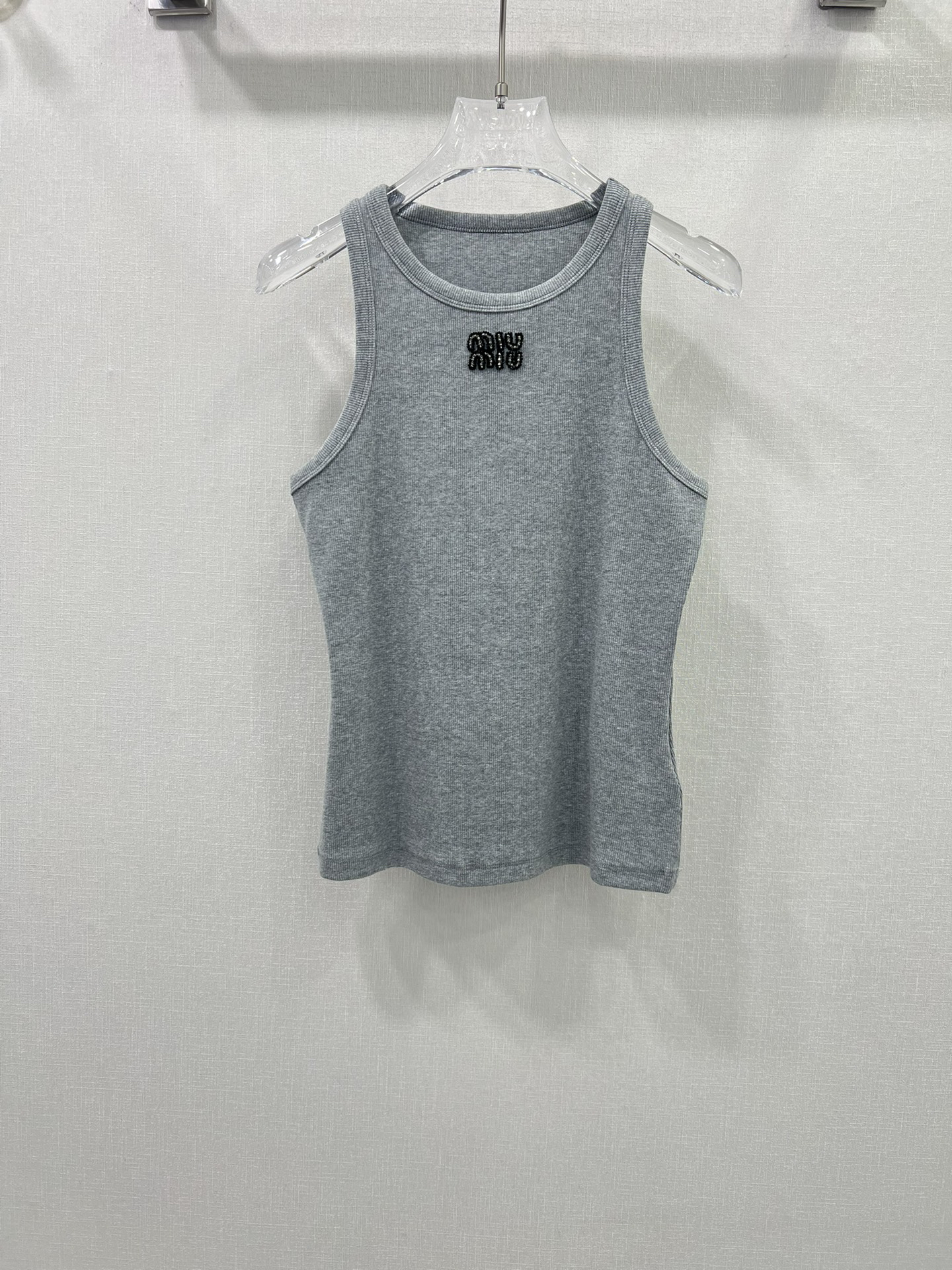 MIU25SS Monogrammed Embroidered Vest