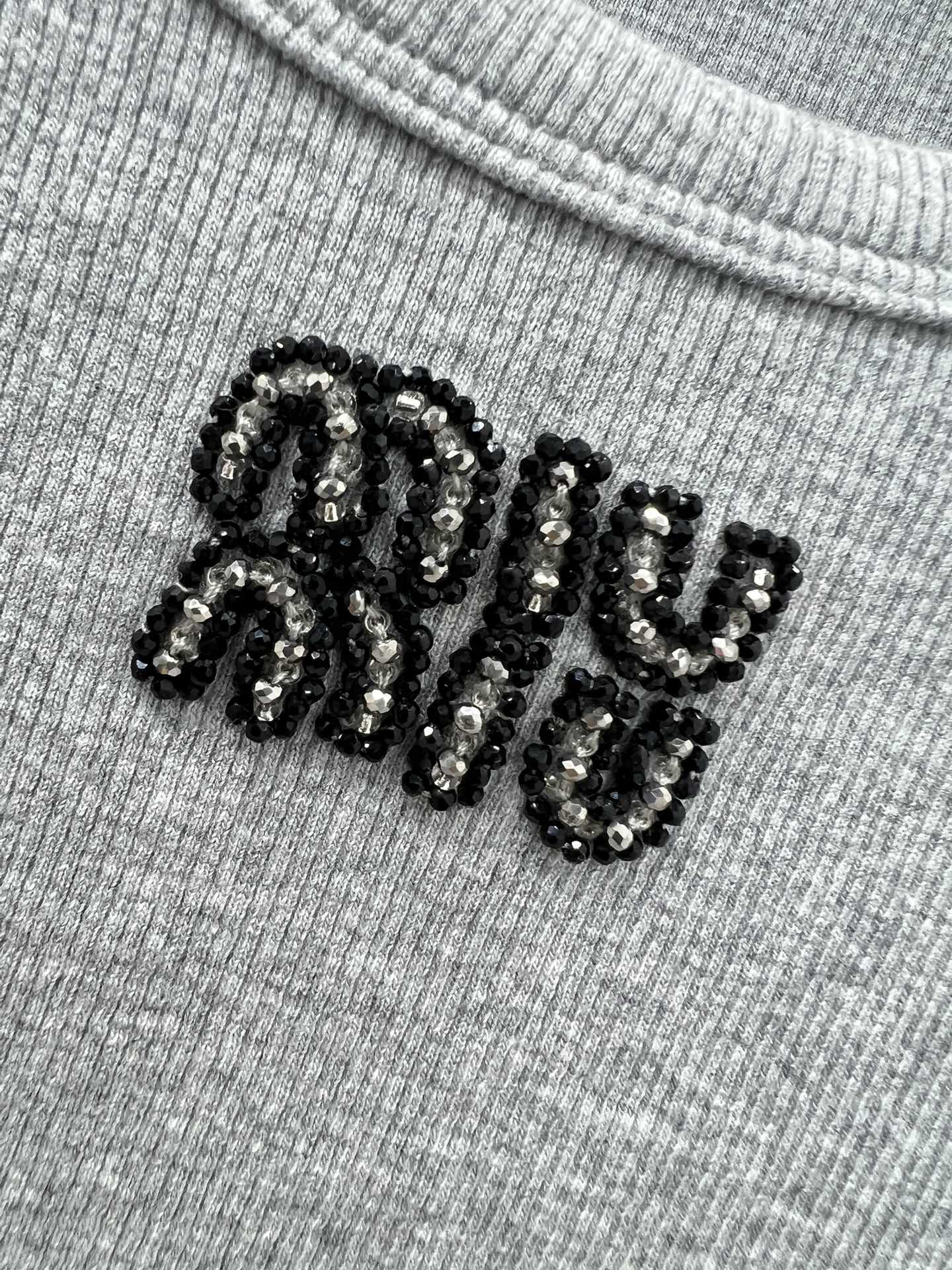 MIU25SS Monogrammed Embroidered Vest