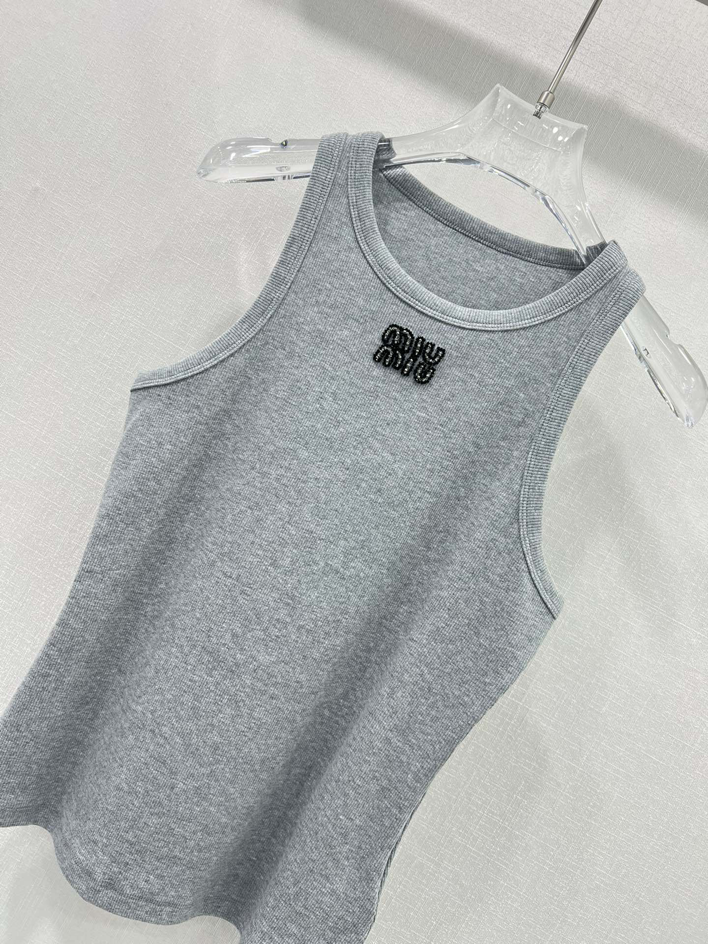 MIU25SS Monogrammed Embroidered Vest