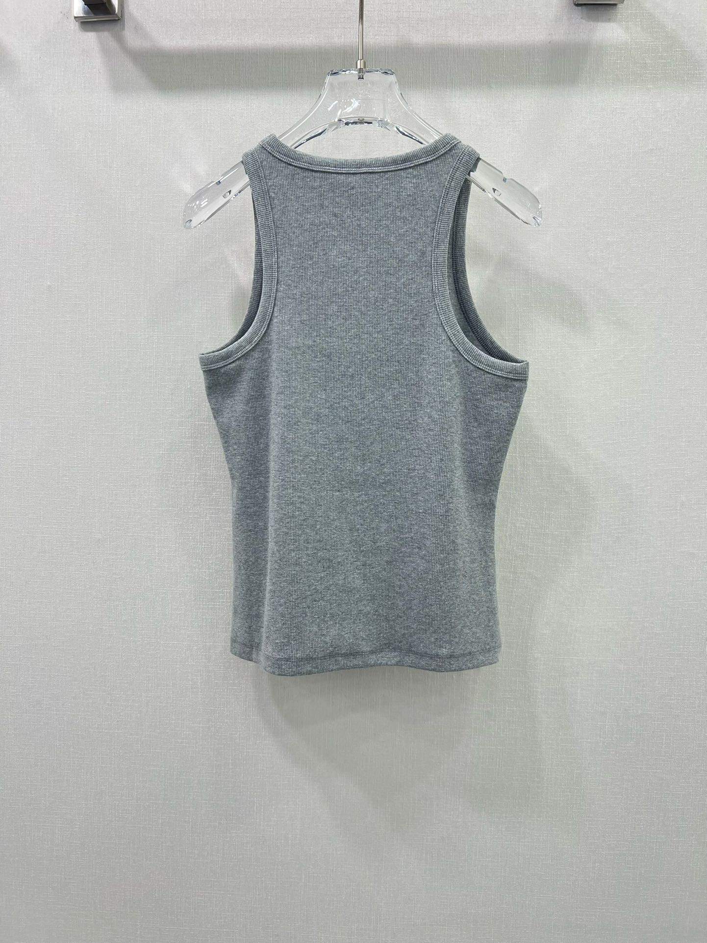 MIU25SS Monogrammed Embroidered Vest