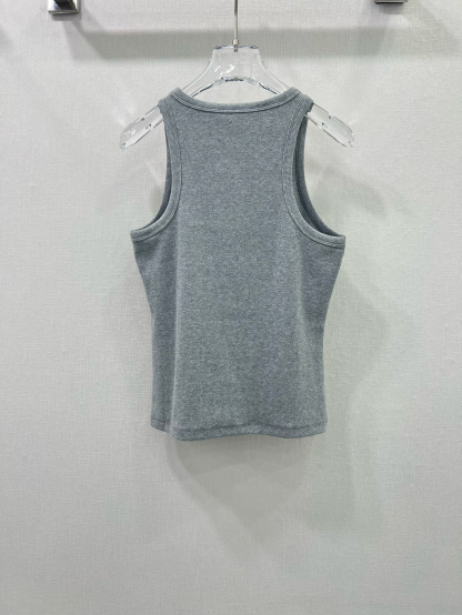 MIU25SS Monogrammed Embroidered Vest