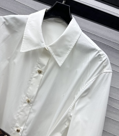 Louis Vuit25SS Belted Shirtdress